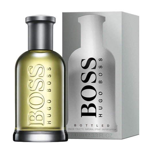 Hugo Boss Bottled Eau de Toilette – Woody Men's Cologne – With Notes of Apple, Cinnamon & Wood – Long Lasting Fragrance