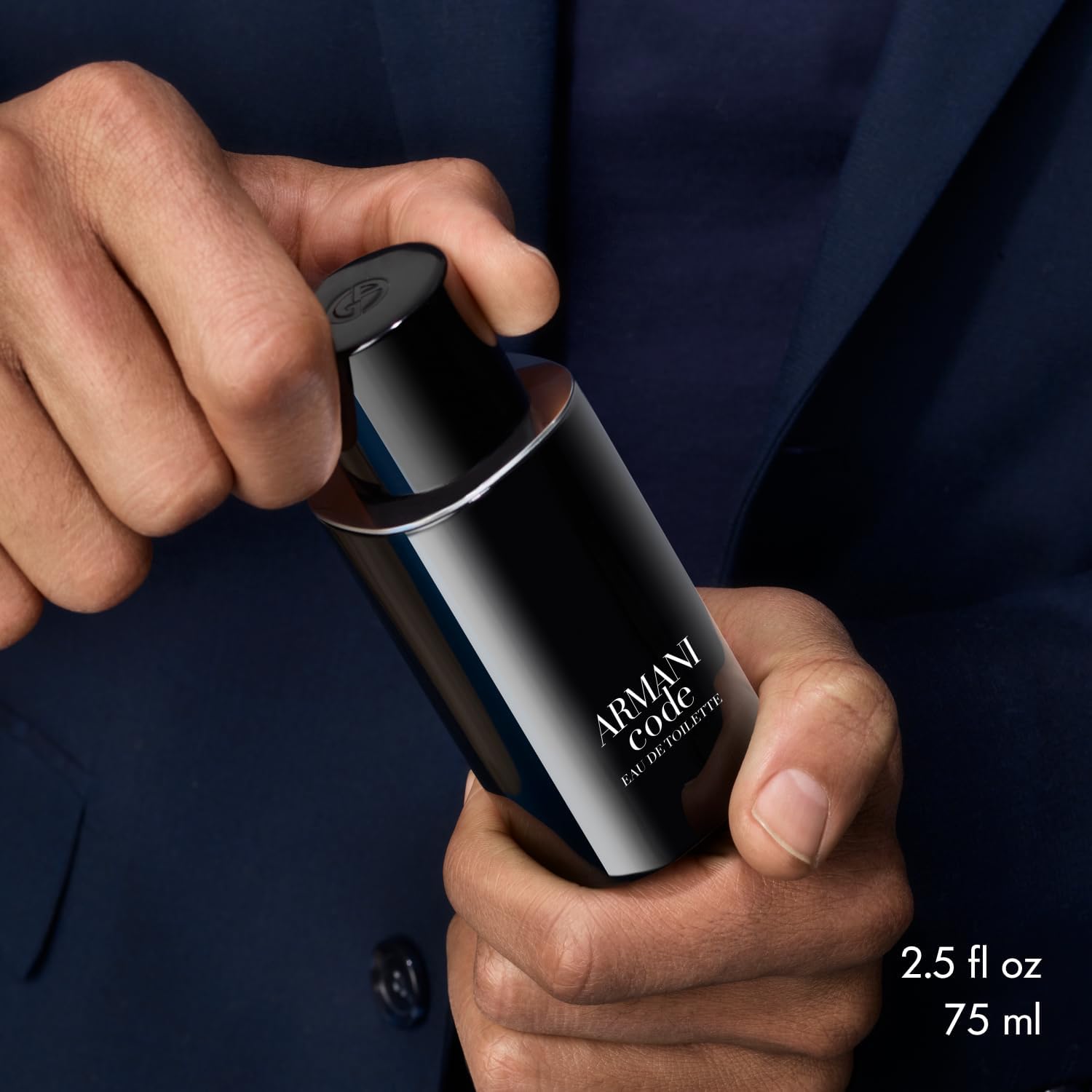 Armani Beauty- Code - Eau de Toilette - Cologne for Men - Ambery Woody Fragrance - Citrus, Lavandin, Tonka Bean Notes