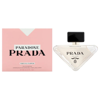 Prada Paradoxe Virtual Flower Eau De Parfum Spray for Women, 3.0 Ounce (Refillable)
