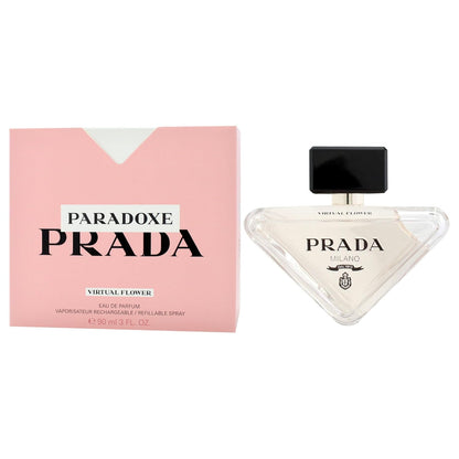 Prada Paradoxe Virtual Flower Eau De Parfum Spray for Women, 3.0 Ounce (Refillable)