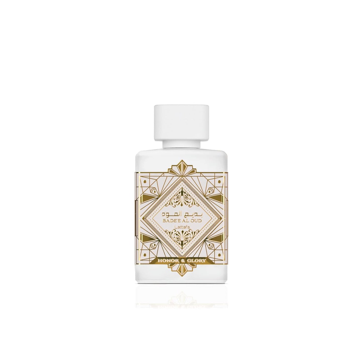 Lattafa Bade'e Al Oud Honor & Glory - Fruity, Vanilla, Warm Spicy, Woody - Eau de Parfum Long-Lasting Fragrance for Unisex, 3.40 Ounce / 100 ml