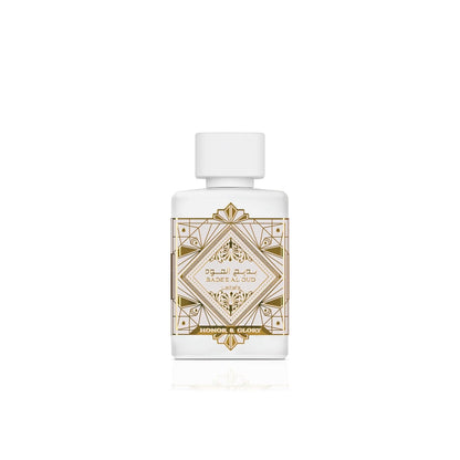 Lattafa Bade'e Al Oud Honor & Glory - Fruity, Vanilla, Warm Spicy, Woody - Eau de Parfum Long-Lasting Fragrance for Unisex, 3.40 Ounce / 100 ml