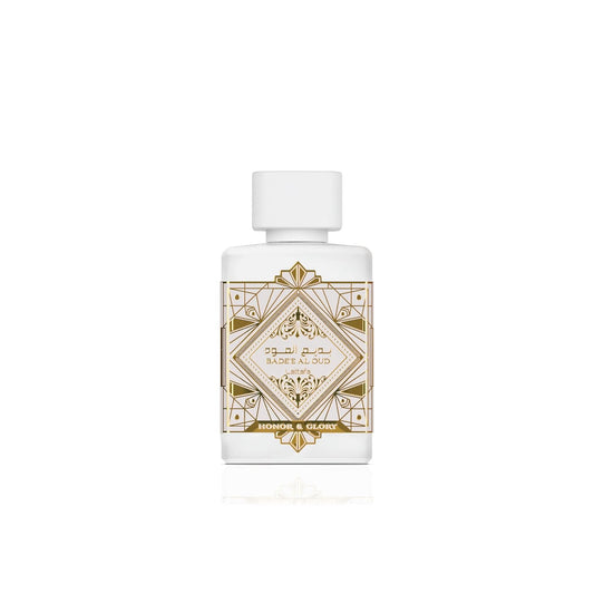 Lattafa Bade'e Al Oud Honor & Glory - Fruity, Vanilla, Warm Spicy, Woody - Eau de Parfum Long-Lasting Fragrance for Unisex, 3.40 Ounce / 100 ml