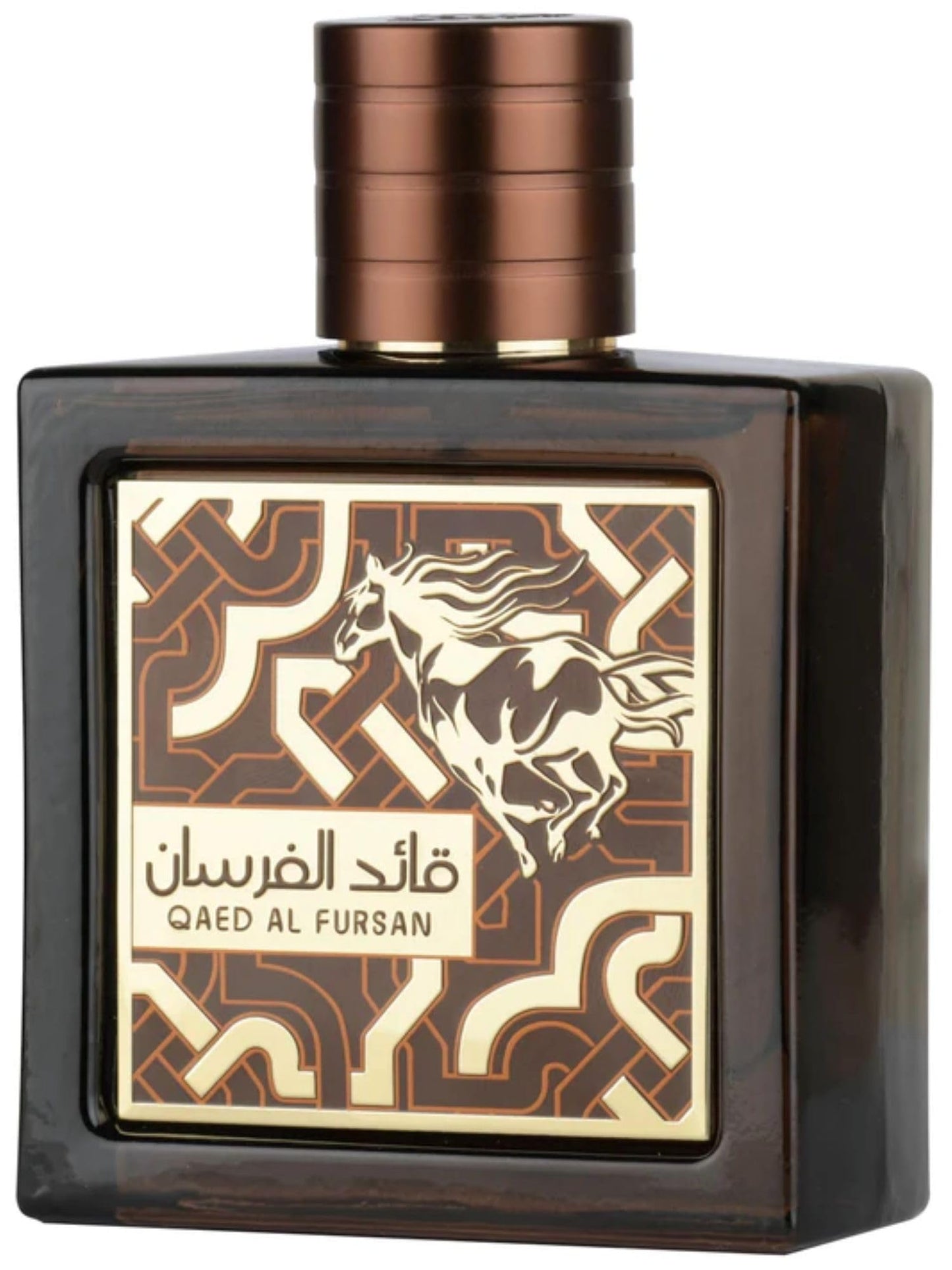Lattafa Qaed Al Fursan - Oriental, Fruity, Fresh, Amber Wood - Eau de Parfum Long-Lasting Fragrance for Unisex, 3.40 Ounce / 100 ml