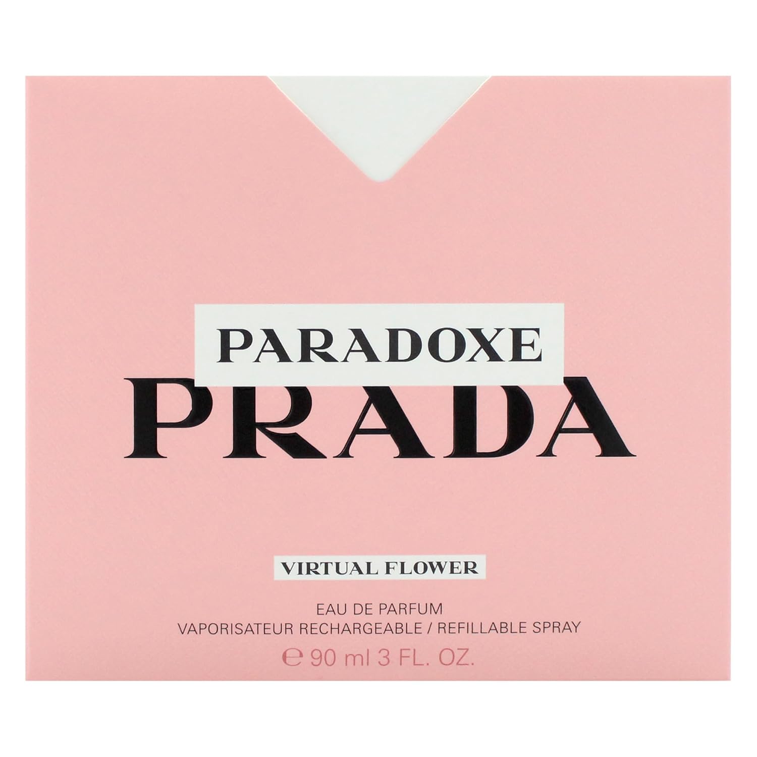 Prada Paradoxe Virtual Flower Eau De Parfum Spray for Women, 3.0 Ounce (Refillable)