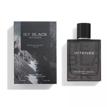 Michael Malul Jet Black Intense Eau de Parfum for Men - 100ml | 3.4oz
