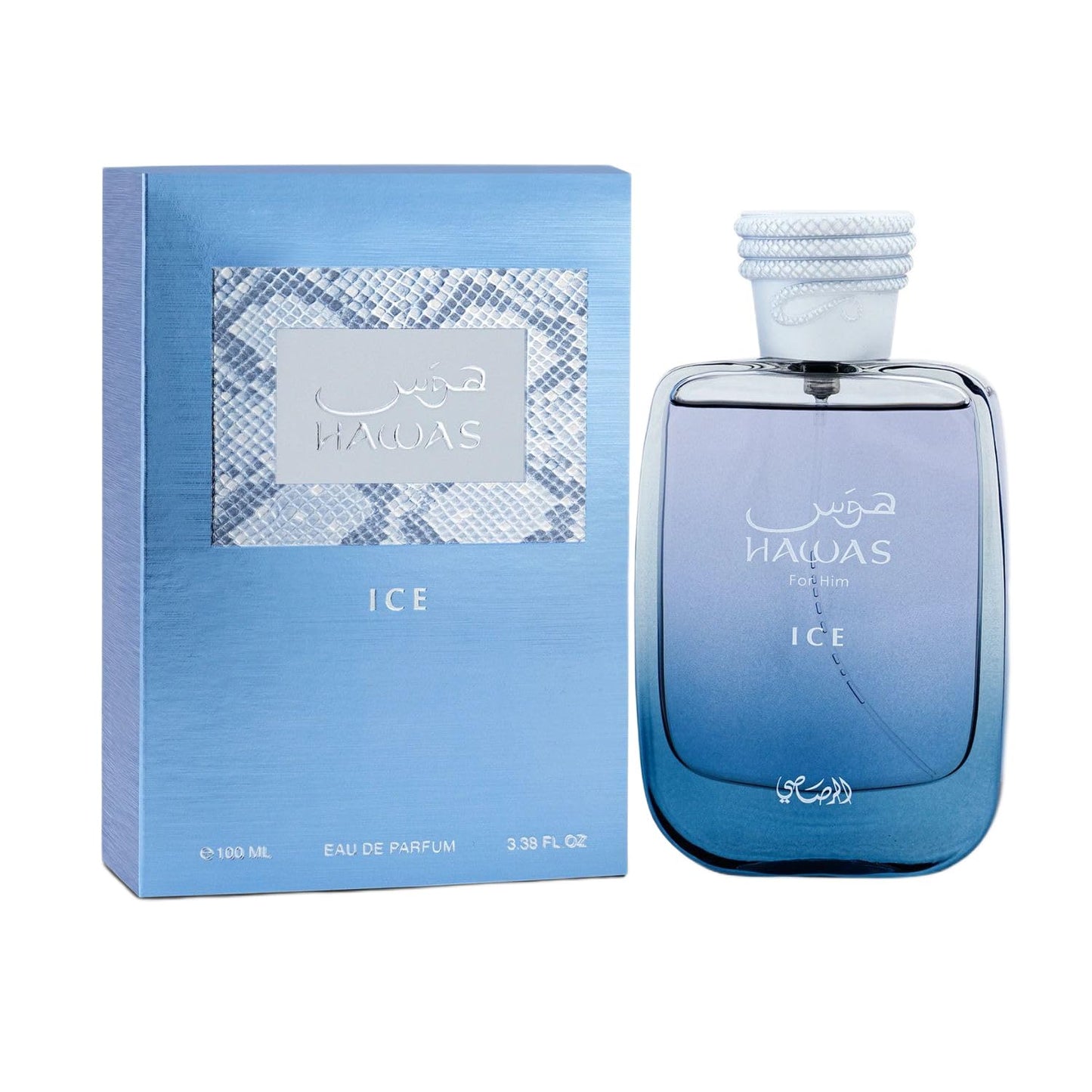 RASASI Hawas For Men Eau De Parfum Spray 100ML (3.4 Oz) - Long Lasting Arabian Perfume, Premium Perfume Men, Ideal for Special Occasions & Daily Elegance, A Bold and Captivating Fragrance