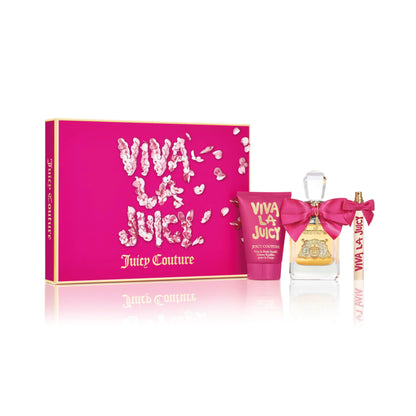 Juicy Couture Viva La Juicy Eau De Parfum, Women's Perfume with Notes of Mandarin, Gardenia & Caramel, Floral & Sweet, EDP Spray