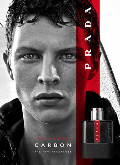 Prada Luna Rossa Carbon Eau De Toilette Spray 100Ml, Multi, 3.4 Ounce