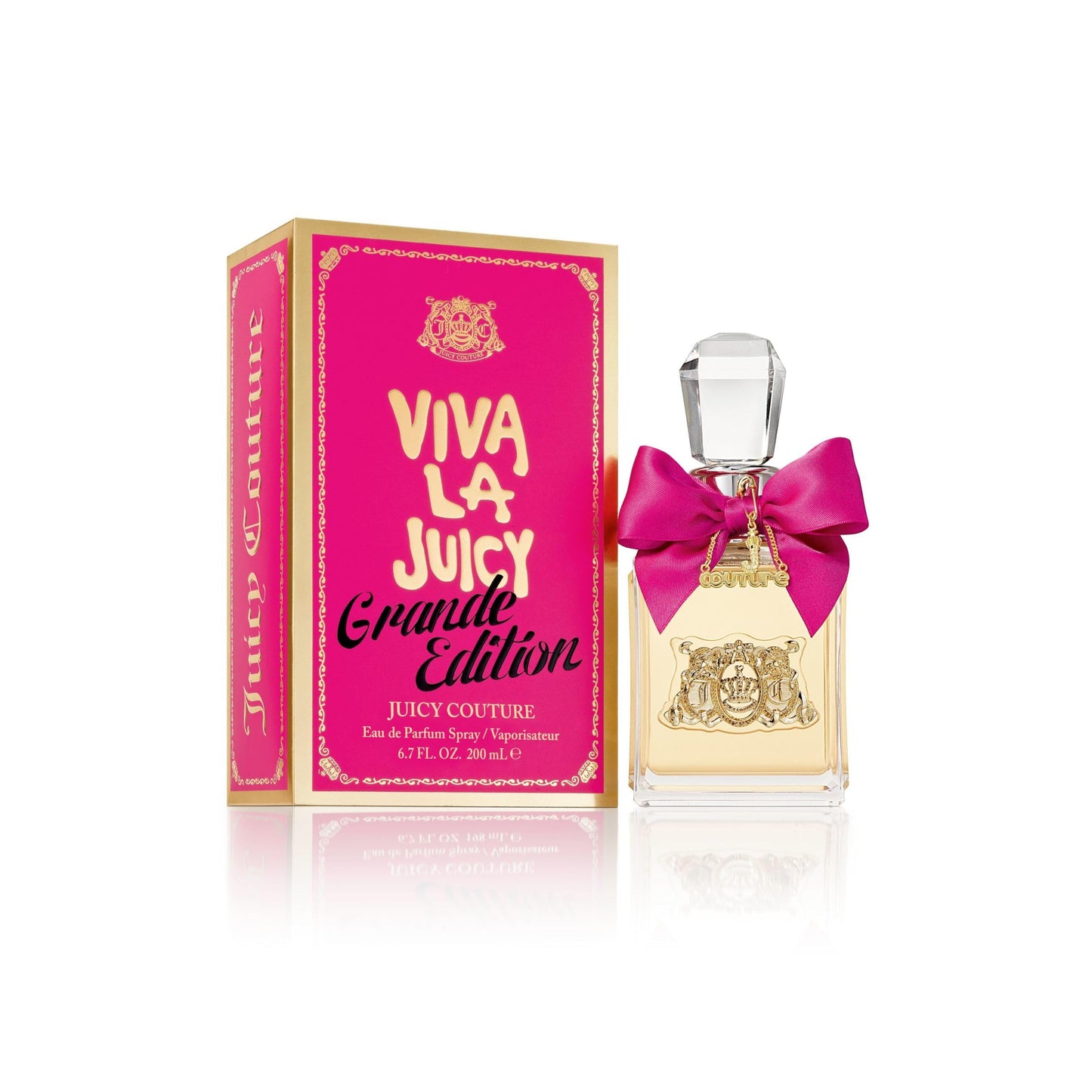 Juicy Couture Viva La Juicy Eau De Parfum, Women's Perfume with Notes of Mandarin, Gardenia & Caramel, Floral & Sweet, EDP Spray