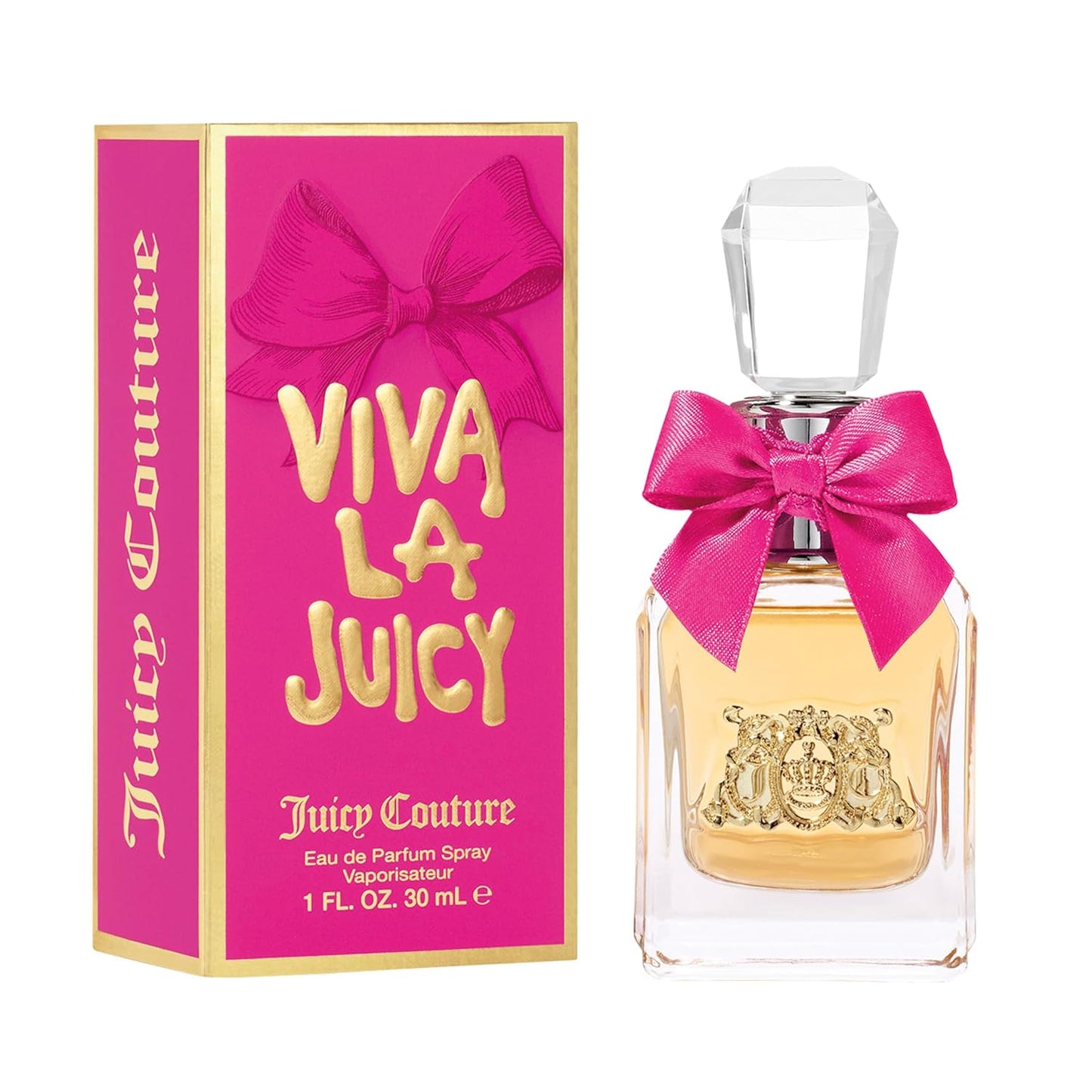 Juicy Couture Viva La Juicy Eau De Parfum, Women's Perfume with Notes of Mandarin, Gardenia & Caramel, Floral & Sweet, EDP Spray