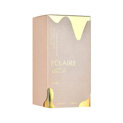 Lattafa Eclaire - Vanilla, Caramel, Sweet, Floral - Eau de Parfum Long-Lasting Fragrance for Women, 3.40 Ounce / 100 ml