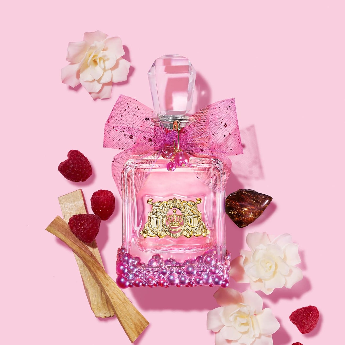 Juicy Couture Viva La Juicy Le Bubbly Eau De Parfum, Luxury Women's Perfume with Notes of Champagne Inspired Pink Berries, Gardenia, Jasmine & Amber - Fruity & Sweet, EDP Spray