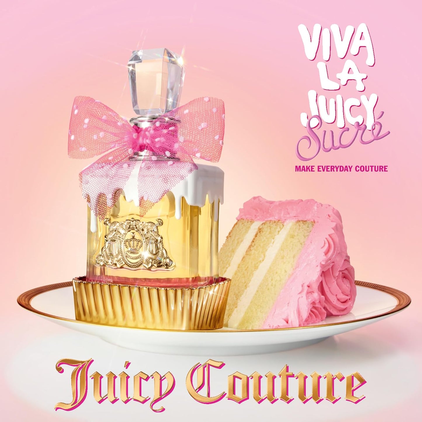 Juicy Couture Viva La Juicy Sucré Eau De Parfum, Women's Perfume with Notes of Peach, EDP Spray