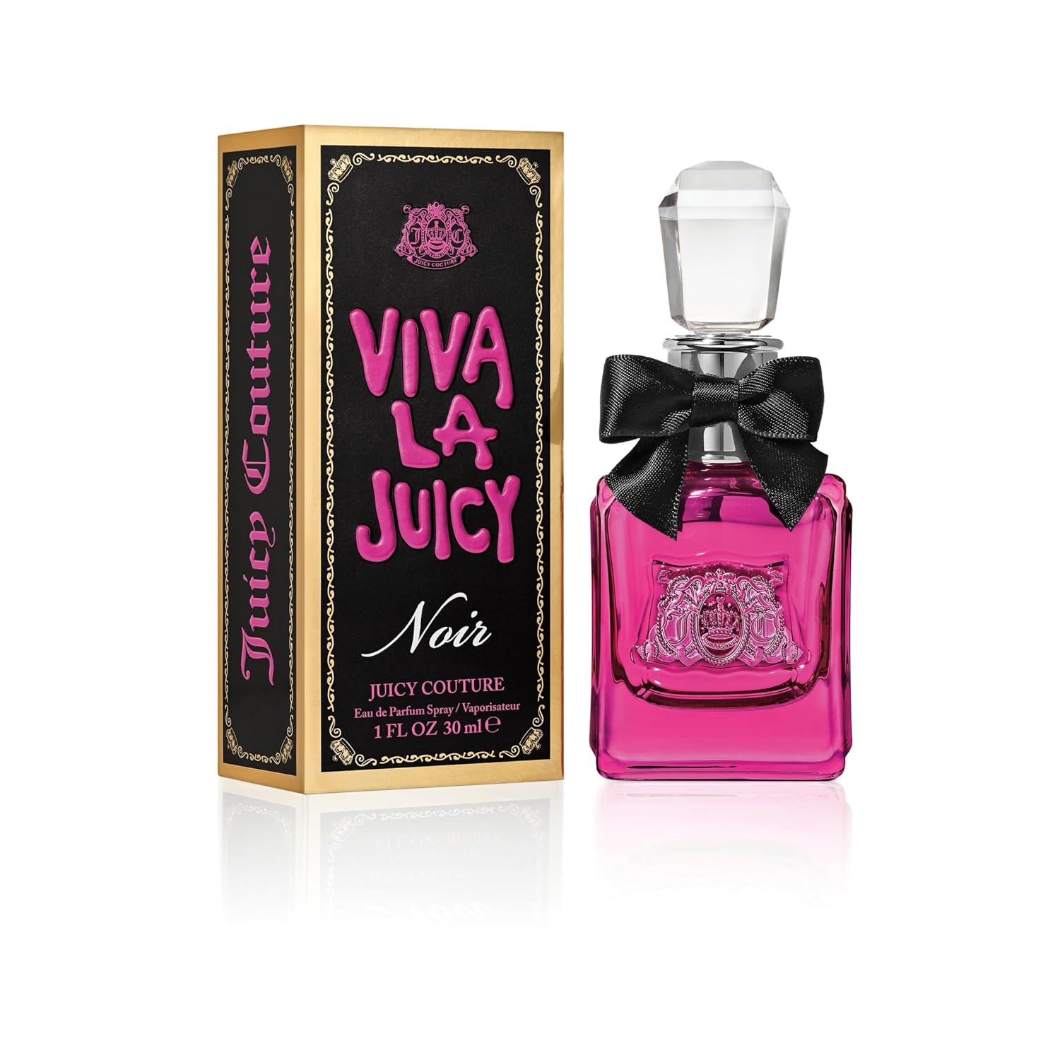 Juicy Couture Viva La Juicy Noir Eau De Parfum, Women's Perfume with Notes of Wild Berries, Gardenia & Amber - Fruity & Floral, EDP Spray