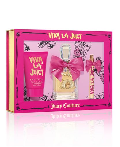 Juicy Couture Viva La Juicy Eau De Parfum, Women's Perfume with Notes of Mandarin, Gardenia & Caramel, Floral & Sweet, EDP Spray