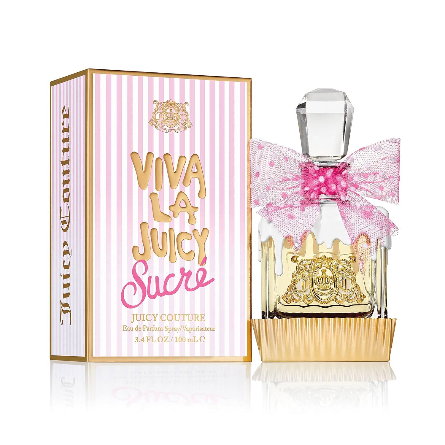 Juicy Couture Viva La Juicy Sucré Eau De Parfum, Women's Perfume with Notes of Peach, EDP Spray